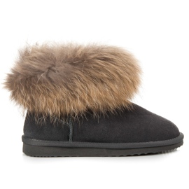 Coco Perla Nahkainen Mukluki harmaa