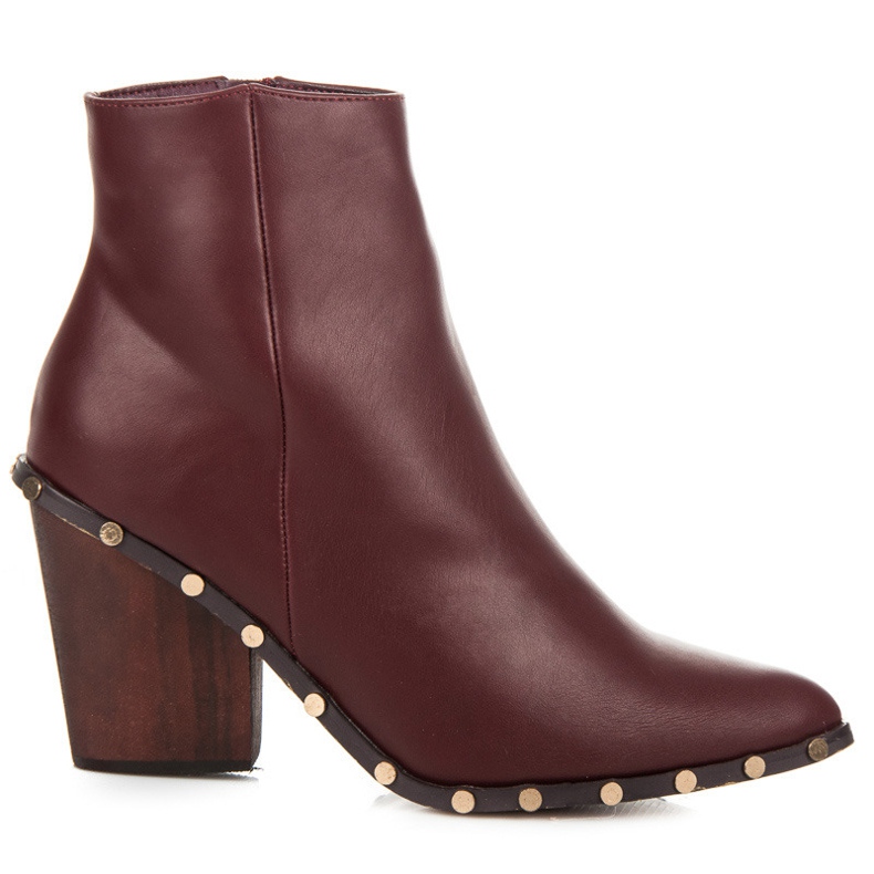 Vices Tyylikkäät claret-saappaat punainen