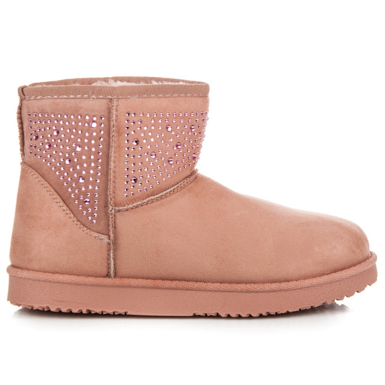 Vaaleanpunaiset lumisaappaat vaaleanpunainen