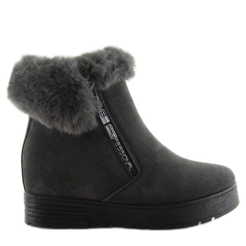 Harmaa XY-299 harmaat kiila saappaat