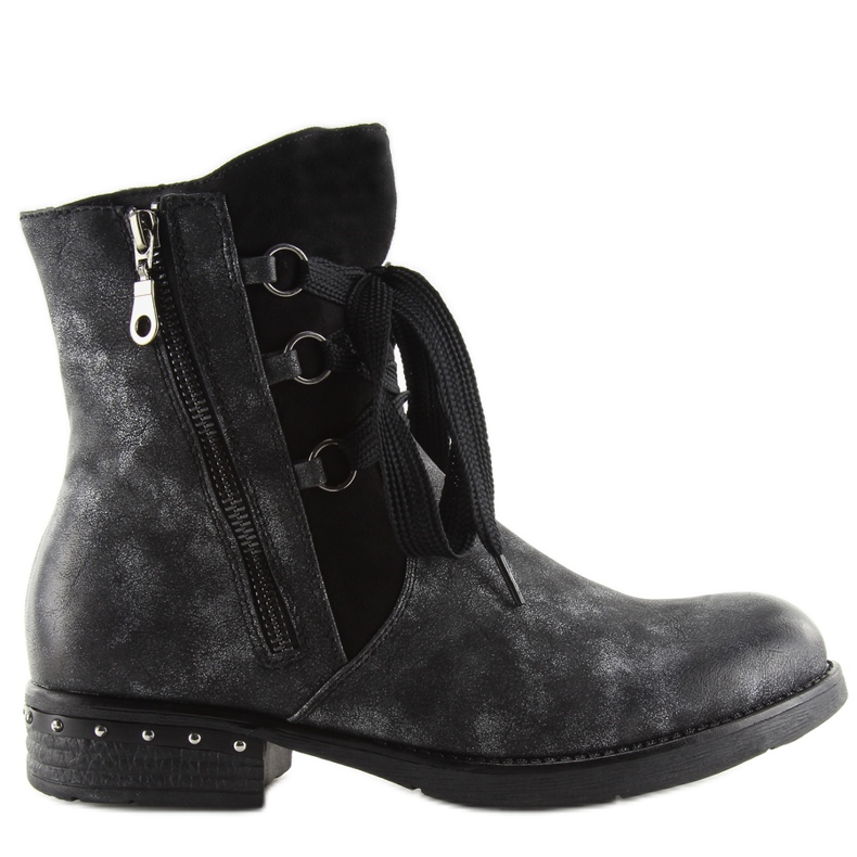 Mustat Workery saappaat s113 mustat harmaa