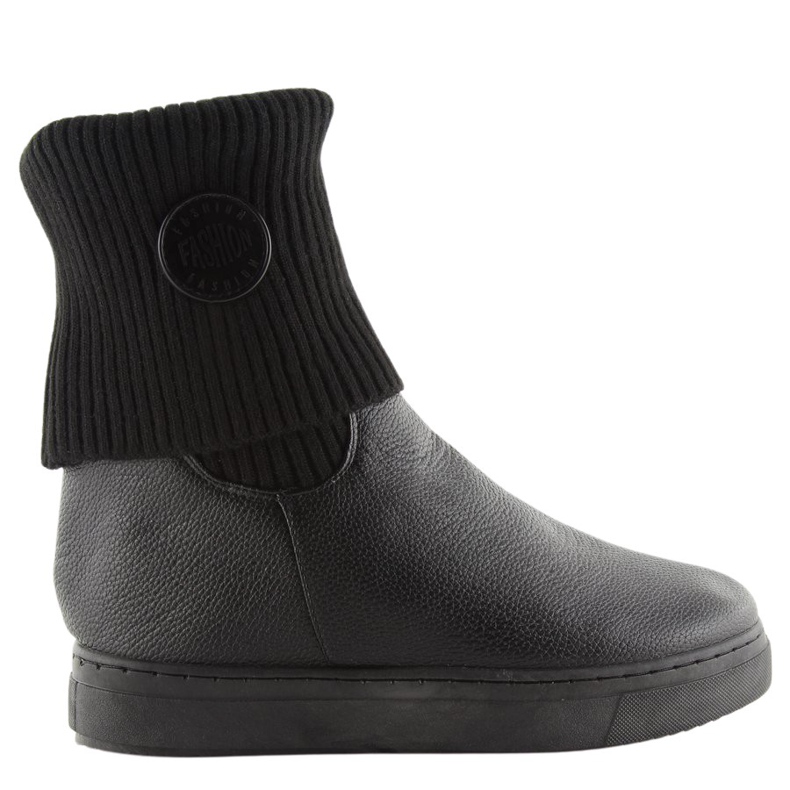 Saappaat villapäällisillä musta NB30 Musta