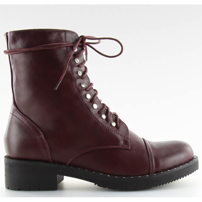 Saappaat nilkkurit, joissa viininpunainen viininpunainen monivärinen