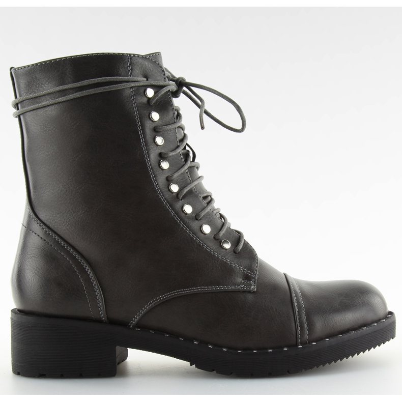 Saappaat, joissa on harmaa B0-193 harmaa nastat