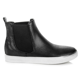Mckeylor Snake Print korkeat tennarit musta