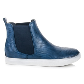 Mckeylor Snake Print korkeat tennarit sininen