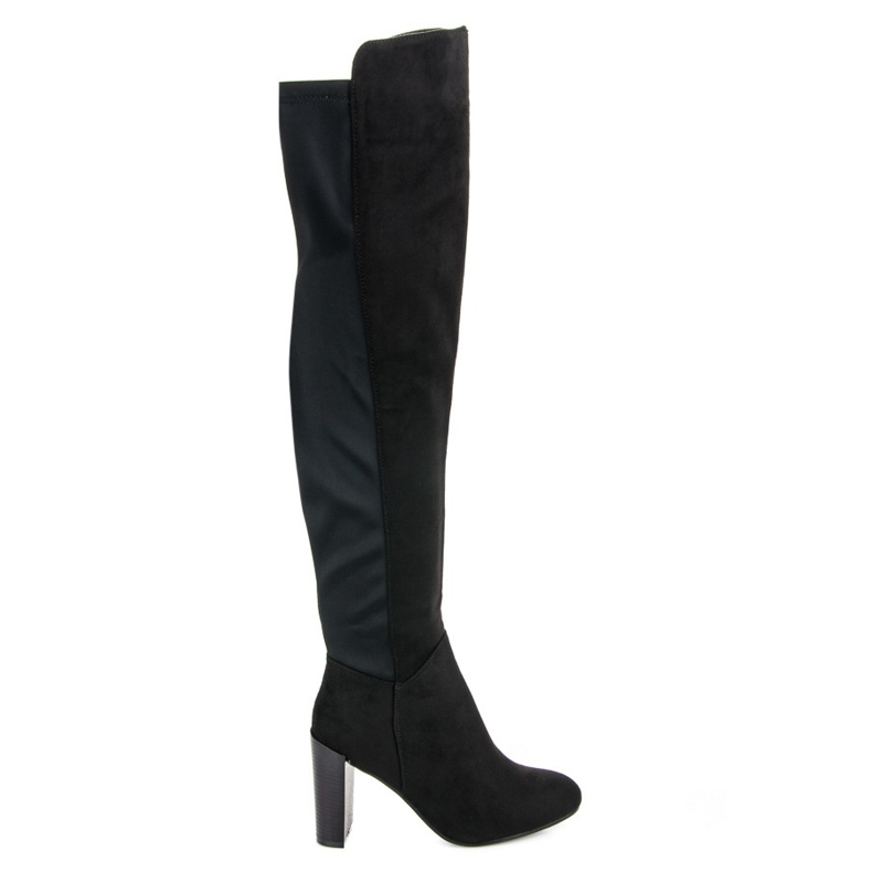 SDS Mustat reisi-korkeat saappaat postissa