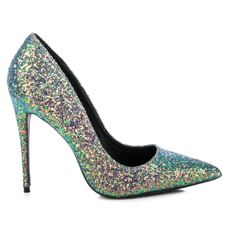 Glitter korkokengät Vices vihreä