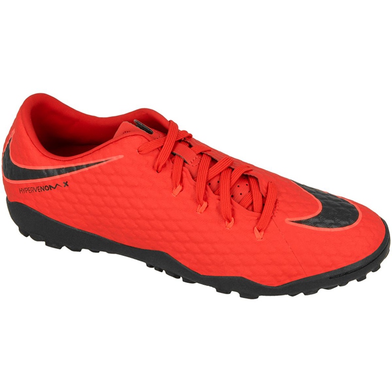 Nike Hypervenom Phelon III TF M 852562-616 jalkapallokengät punainen punainen