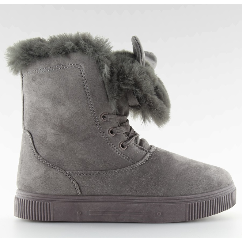 Lumisaappaat korvilla harmaa DD38 harmaa