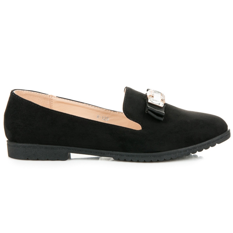 Miss Laura Matalat kengät rusetilla musta