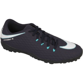 Nike Hypervenom Phelon III TF M 852562-414 jalkapallokengät tummansininen tummansininen