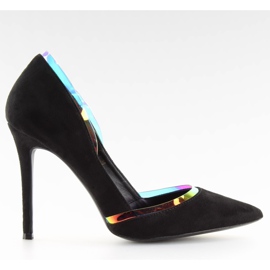 Mustat irisoivat pinssit 5126 Musta