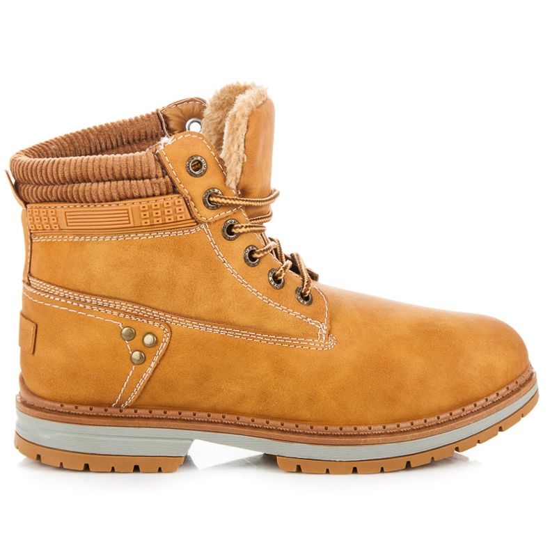 Lace-up Trappers ruskea