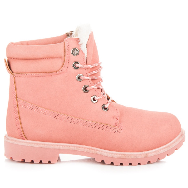 Top Or Lämpimät Pink Trappers vaaleanpunainen