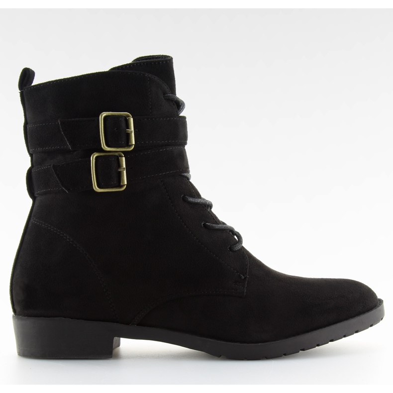 Nauhasaappaat mokkanahka musta H7187 negro