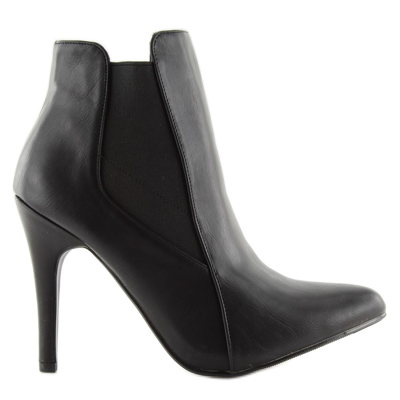 Mustat korkokengät Mattamusta 9095-43A