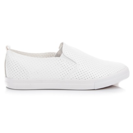 Sport Openwork Slip On lenkkarit valkoinen