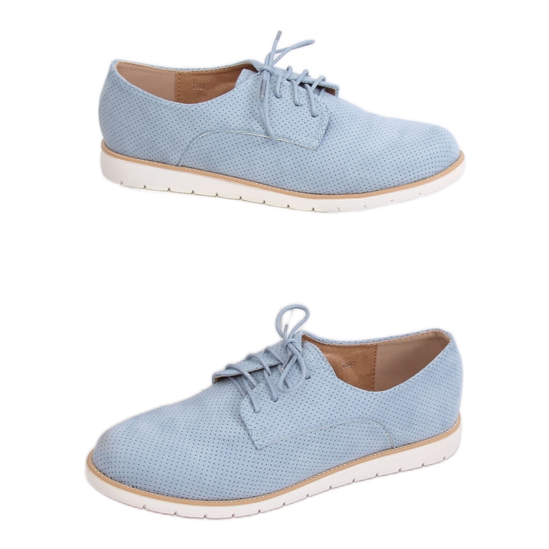 Naisten siniset nauhoitetut T297 sininen