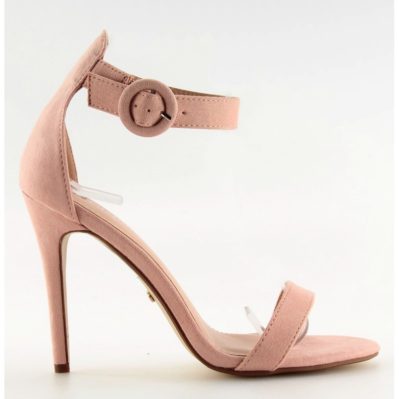 Vaaleanpunaiset NF-17 pinkit sandaalit korkokengissä vaaleanpunainen