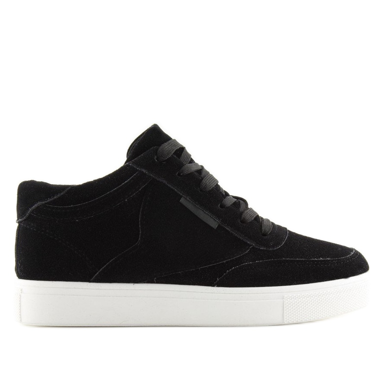 Musta mokkanahkaiset naisten lenkkarit NB171P Musta