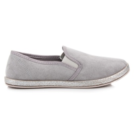 Mckeylor Suede Espadrilles Slip On harmaa