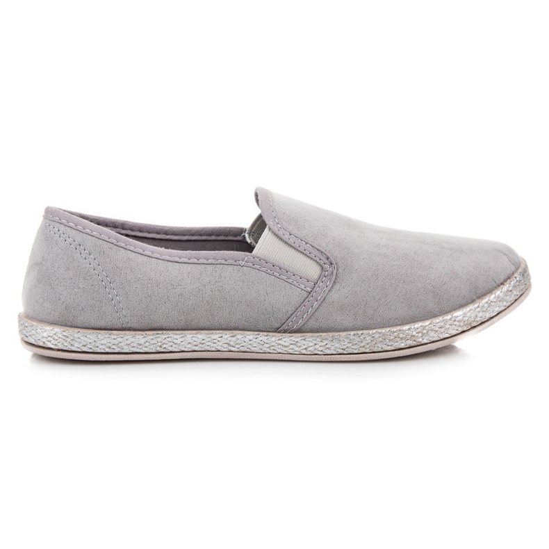 Mckeylor Suede Espadrilles Slip On harmaa