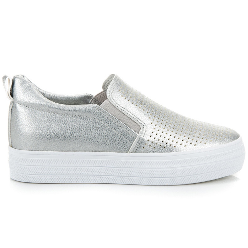 Slipons alustalla harmaa