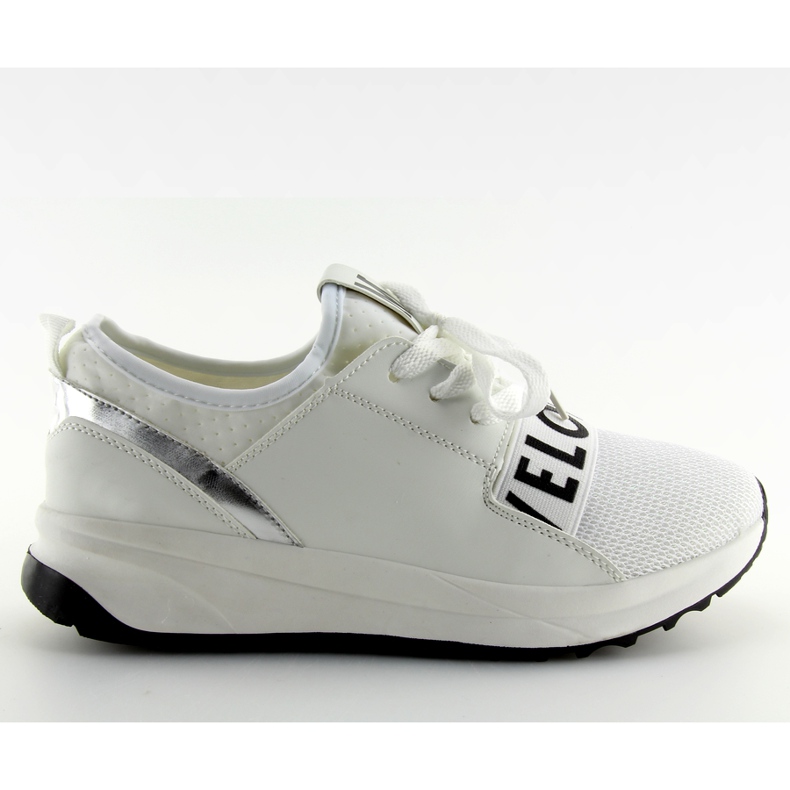 Naisten valkoiset urheilukengät NB155P White valkoinen musta harmaa