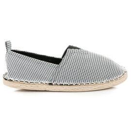 Mckeylor Slip-on espadrillit kuviollisilla musta valkoinen