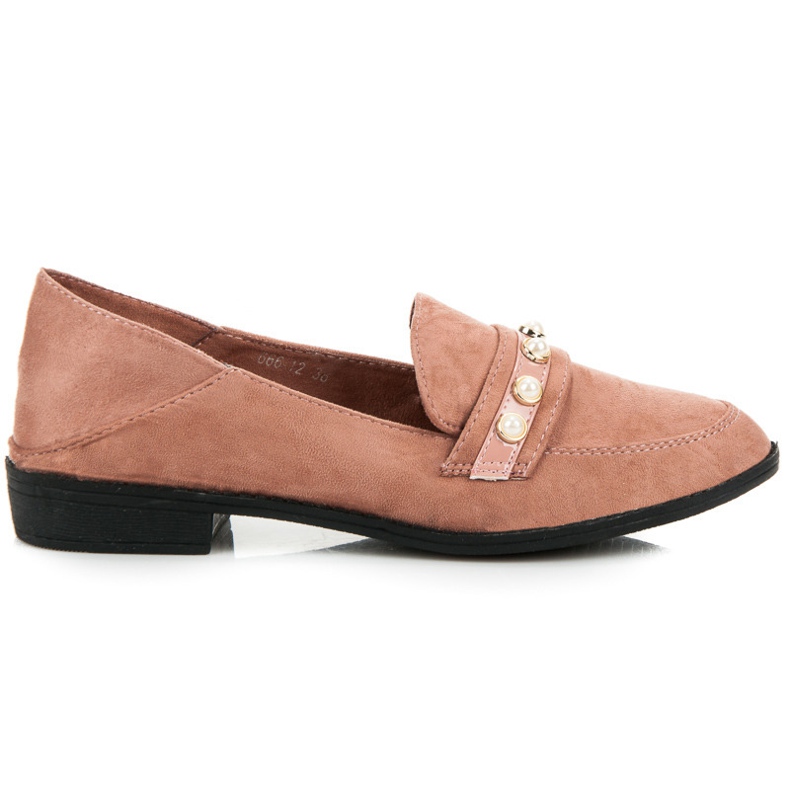 Sixth Sense Mokkakengät helmillä vaaleanpunainen