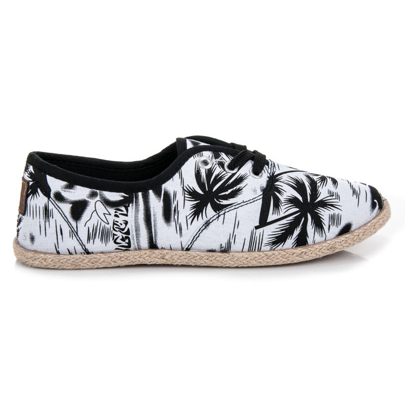 Mckeylor BLACK &amp; WHITE solmitut tennarit valkoinen musta