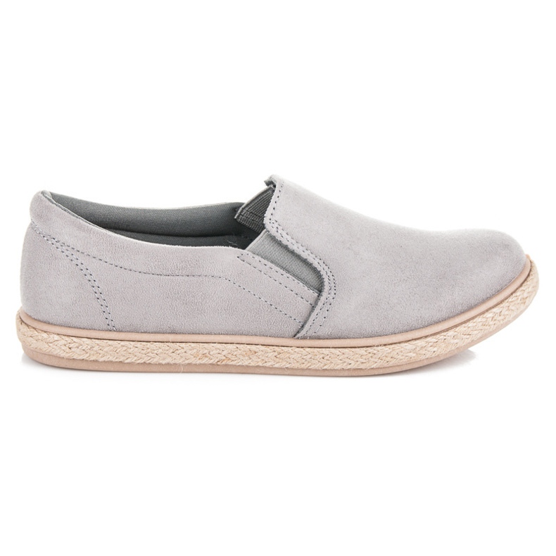 Seastar Suede Slipons Espadrilles harmaa