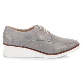 Vinceza Sidotut kiilakorkokengät harmaa