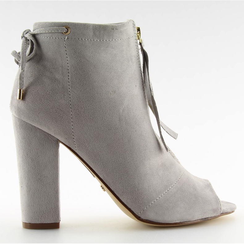 Open Toe Boots Grey Nf-16 harmaa