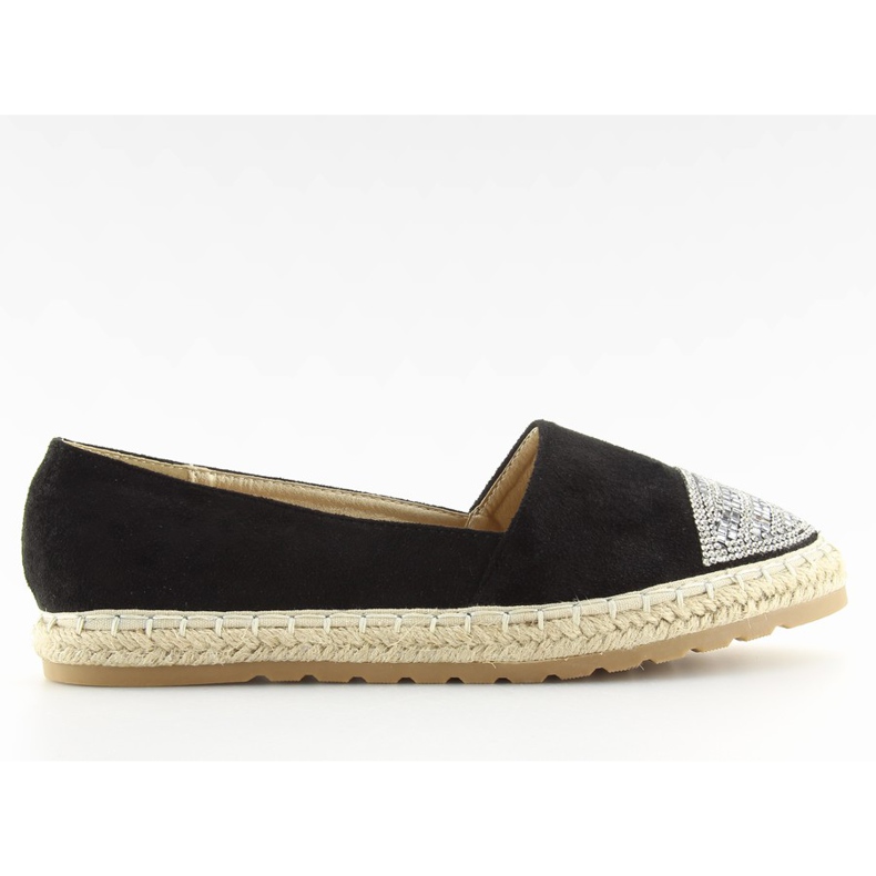 Mustat naisten espadrillit H8-102 mustat
