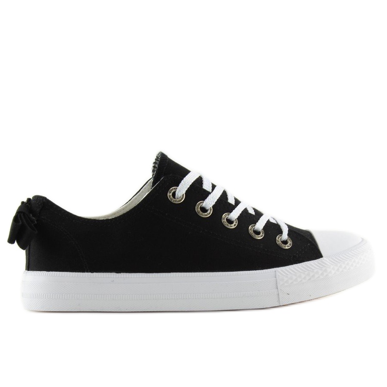 Mustat naisten tennarit rusetilla 8935 Musta