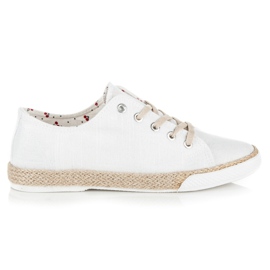 Kylie Nauhaiset espadrillit valkoinen