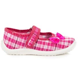 Reweks Kotitekoiset balerinakengät vaaleanpunainen