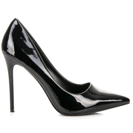 Seastar Seksikkäät lakatut korkokengät musta