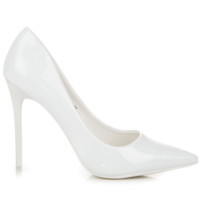 Seastar Seksikäs lakatut korkokengät valkoinen