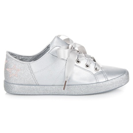 L&H Lenkkarit sidottu nauhalla harmaa