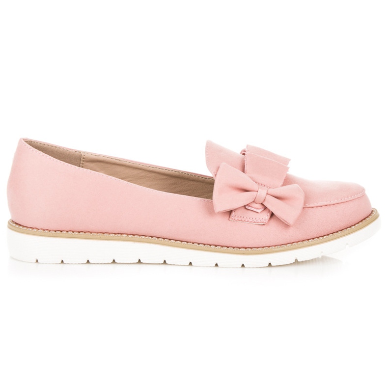 Vices Matalat kengät rusetilla vaaleanpunainen