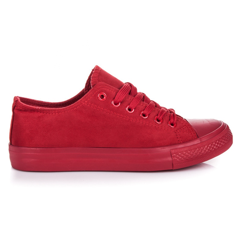 Seastar Suede Lace-up lenkkarit punainen