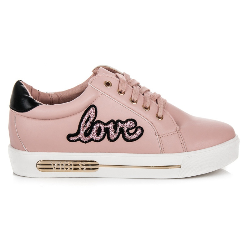 Vices Love Lace-Up tennarit vaaleanpunainen