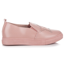 Vaaleanpunaiset Sliponit tähdellä vaaleanpunainen