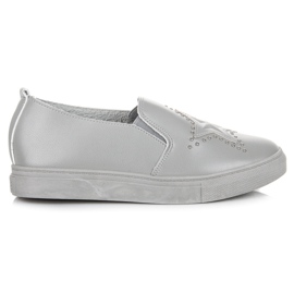 Harmaa Slipons Tähti