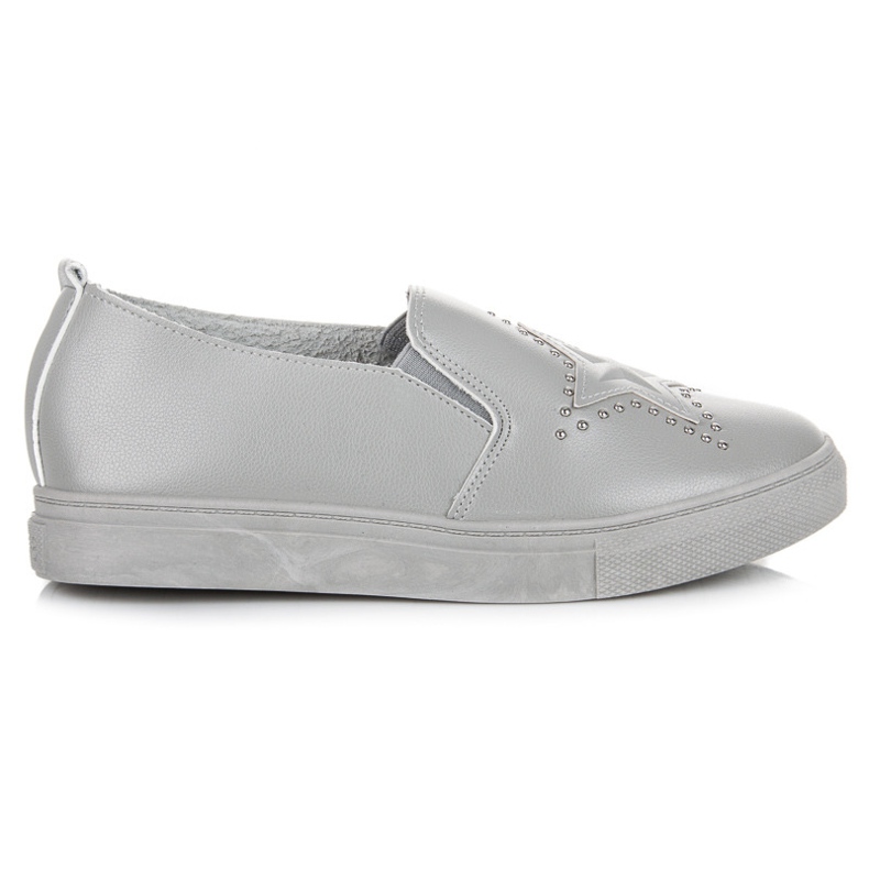 Harmaa Slipons Tähti