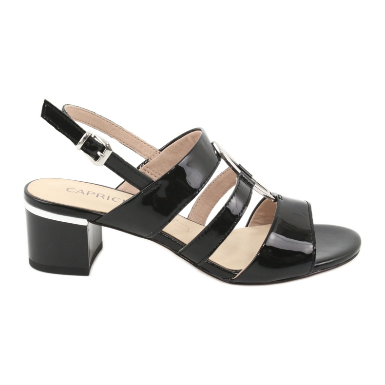 Naisten Caprice -sandaalit, koriste 28208 musta