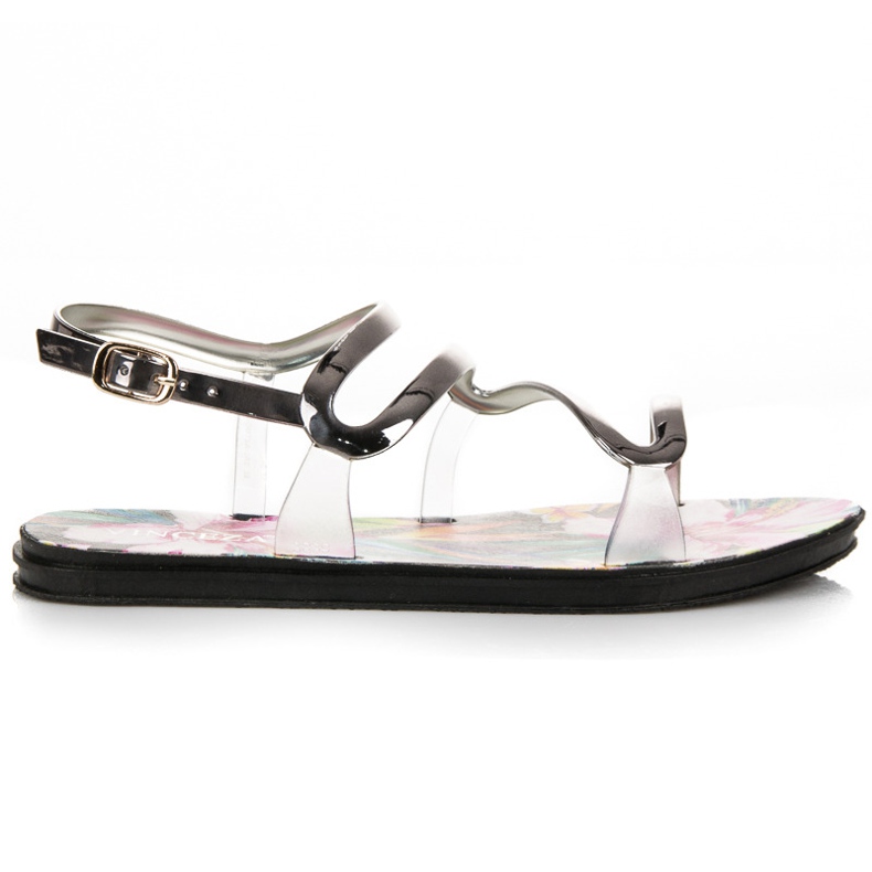 Vinceza Soljella kiinnitetyt sandaalit harmaa